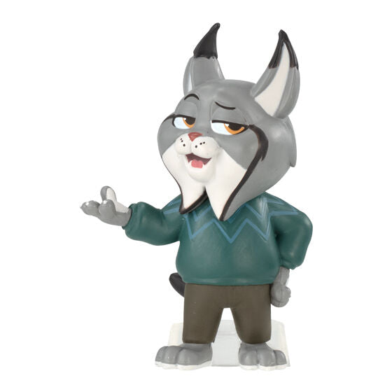 Zootopia 2 Narabundesu gashapon, boxed capsule and display card