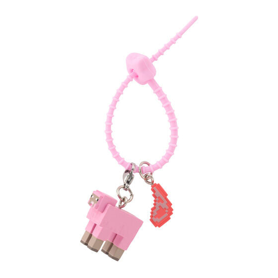 Minecraft Colorful Multi Charm gashapon - capsule and display presentation