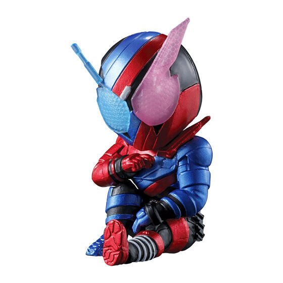 Machibouke Kamen Rider Case 4 gashapon - capsule and display presentation