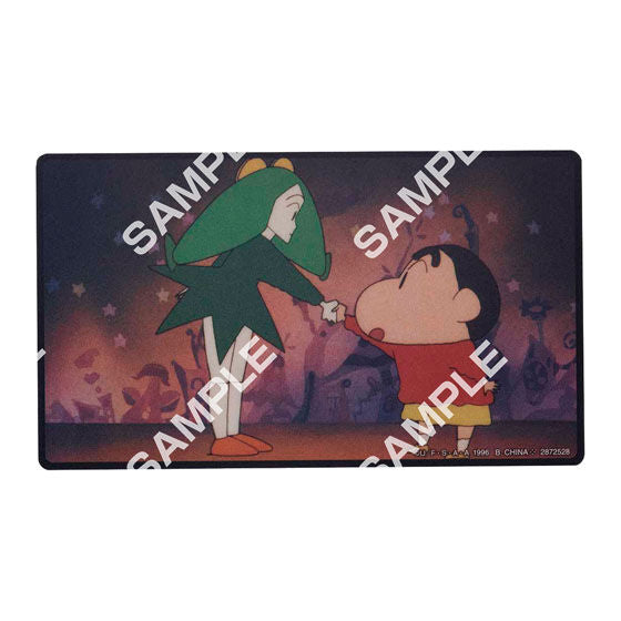 Crayon Shin-chan Henderland Mouse Pad gashapon, boxed capsule and display card