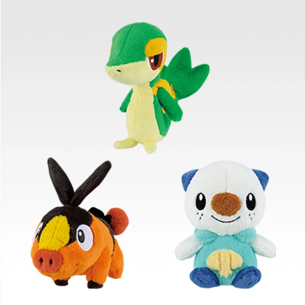 Pokemon 30th Anniversary vol.2 Ichiban Kuji - C Prize: Unova region starter-trio plush