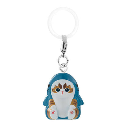 mofusand Mejirushi Accessory 2 capsule toy, alternate angle of the clear mascot assortment