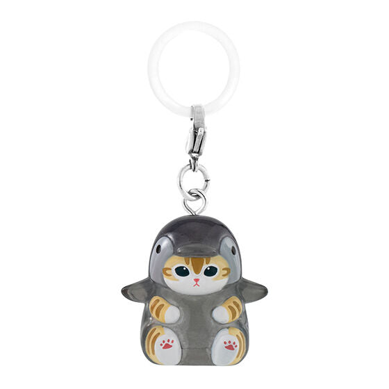 mofusand Mejirushi Accessory 2 capsule toy, rear view of a clear mascot accessory