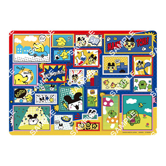 Tamagotchi Sealdass - retro PET sticker detail