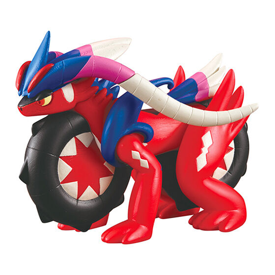 Pokemon Koraidon articulated buildable gashapon figure, posed