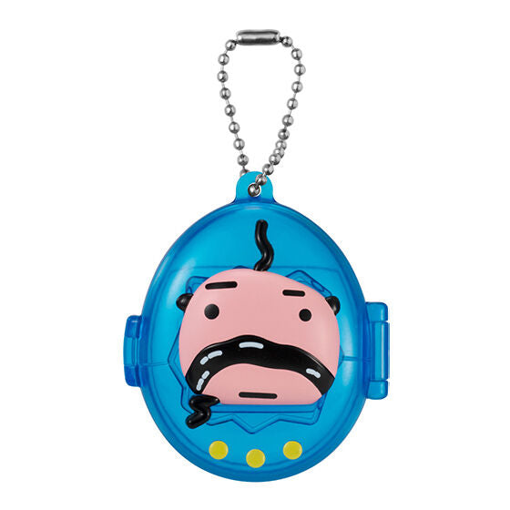 Tamagotchi Swing Case 2 by Bandai, close-up detail of the opening case