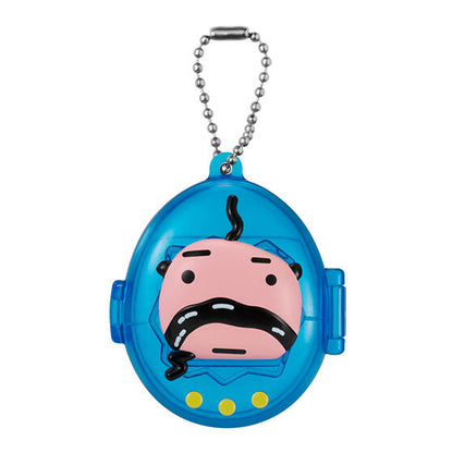Tamagotchi Swing Case 2 by Bandai, close-up detail of the opening case