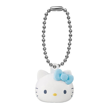 Sanrio mascot cap charm - front view of face-shaped design