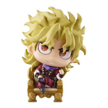 JoJo's Bizarre Adventure JOJO WORLD 3 EDITION capsule figures by Bandai, alternate angle of the lineup