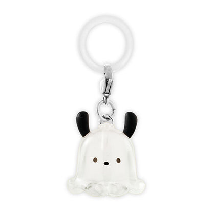 Sanrio Characters Narikiri Mendako gashapon, boxed capsule and display card