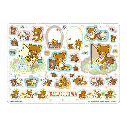 San-X All Stars Jumbo Sealdass 2 gashapon, capsule machine display artwork