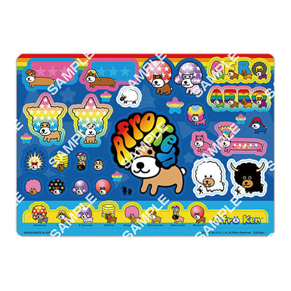 San-X All Stars Jumbo Sealdass 2 gashapon, one sticker sheet design