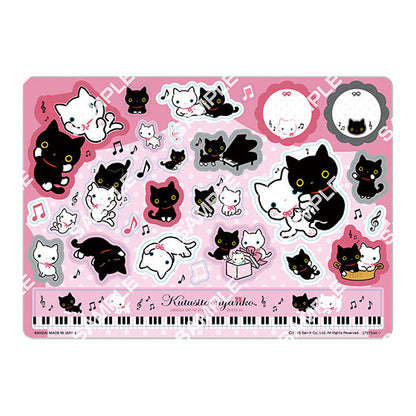 San-X All Stars Jumbo Sealdass 2 gashapon, sticker sheet close-up detail