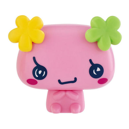 Tamagotchi Capchara gashapon by Bandai, rear view of the assembled capsule toy figures
