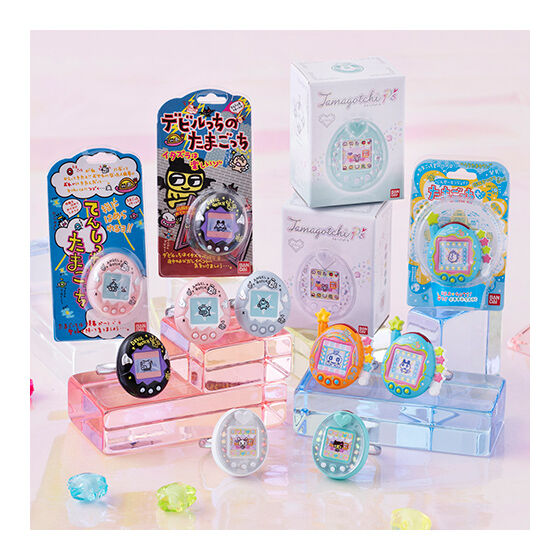 Ringcolle! Tamagotchi 4 gashapon - capsule and display presentation