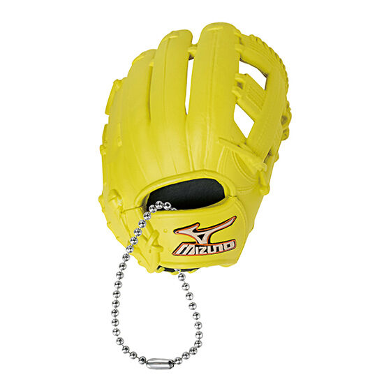 Mizuno Baseball Glove Collection gashapon, miniature glove close-up detail