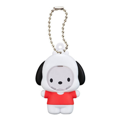 Sanrio Characters Photo Frame Mascot 2 capsule toy by Bandai, capsule and vending display