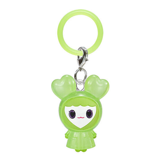 TWICE LOVELYS Mejirushi Accessory charm, rear view of the clear raincoat design