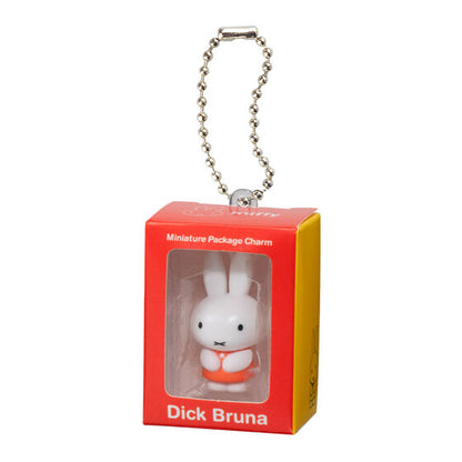 Miffy Miniature Package Charm gashapon, close-up detail of one design in the set