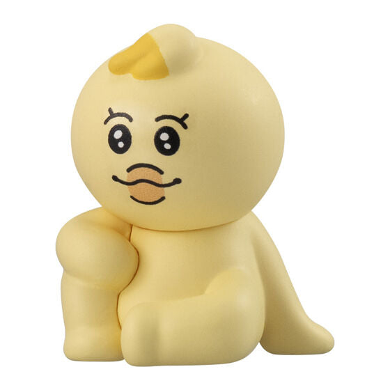 Npochamu Machibouke gashapon figure, seated waiting pose