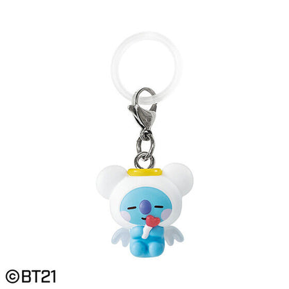 BT21 Mejirushi Accessory Angel Ver. capsule toy, alternate angle of the assortment