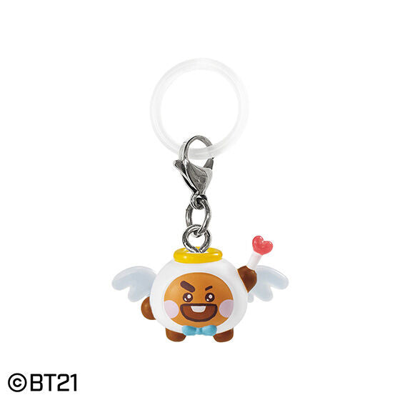 BT21 Mejirushi Accessory Angel Ver. by Bandai, rear view of the accessory lineup