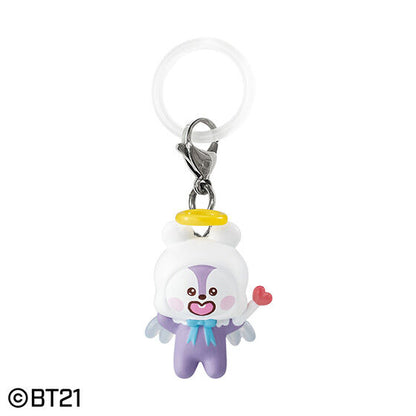 BT21 Mejirushi Accessory Angel Ver. capsule toy, one design shown on its own