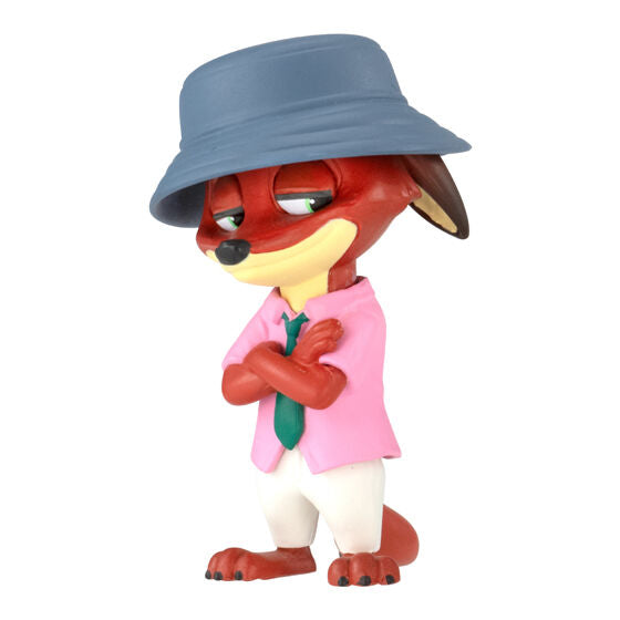 Zootopia 2 Narabundesu gashapon, one character figure perched on an edge
