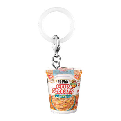 Nissin Cup Noodle Mejirushi Accessory gashapon, boxed capsule and display card