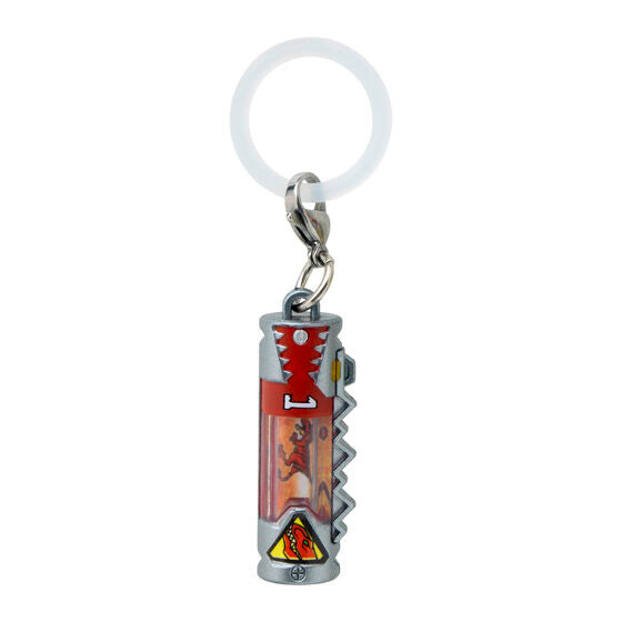 Super Sentai Mejirushi Accessory capsule toy, detail view of a transformation item design