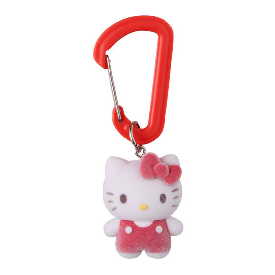Sanrio Characters Colorful Carabiner Mascot Charm capsule toy, alternate angle of the assortment