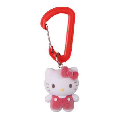 Sanrio Characters Colorful Carabiner Mascot Charm capsule toy, alternate angle of the assortment