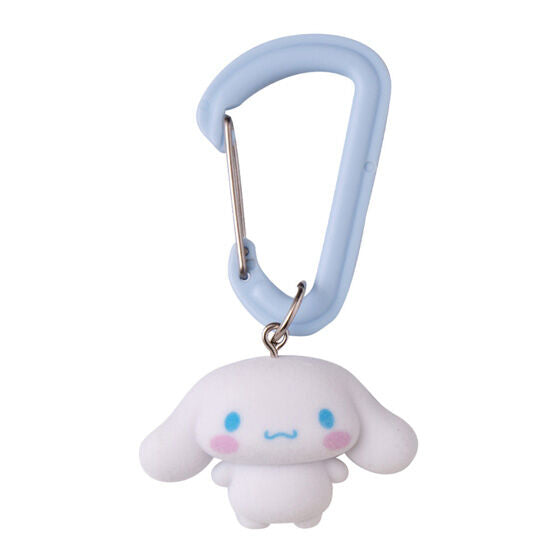 Sanrio Characters Colorful Carabiner Mascot Charm capsule toy, rear view of a single charm