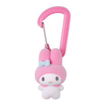 Sanrio Characters Colorful Carabiner Mascot Charm gashapon by Bandai, capsule packaging