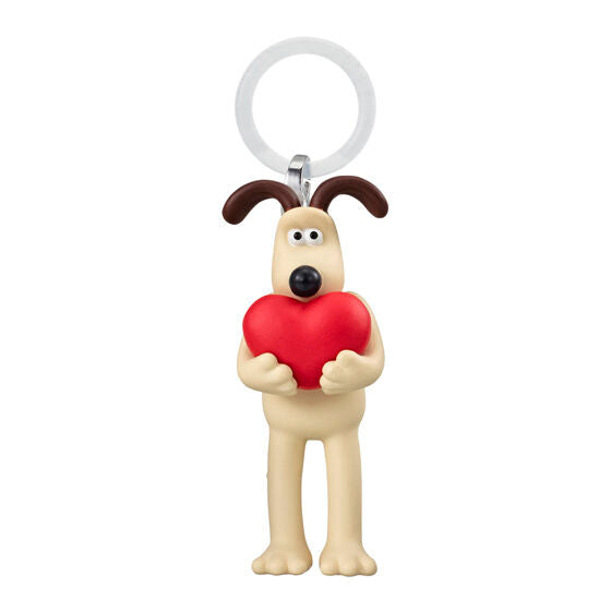 Wallace and Gromit charm - clip attachment detail
