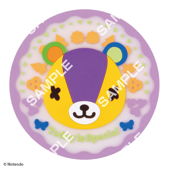 Animal Crossing Clear Rubber Coaster by Bandai, another design from the 9-type series