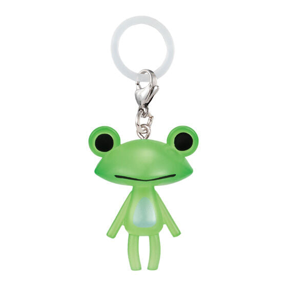 Doko Demo Issyo Mejirushi Accessory charm by Bandai, close-up detail of the clear coloring