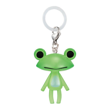 Doko Demo Issyo Mejirushi Accessory charm by Bandai, close-up detail of the clear coloring