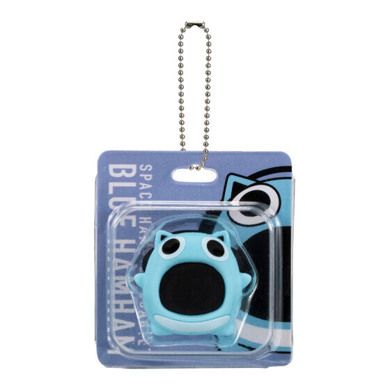 Blue Hamuhamu Miniature Package Charm capsule toy, one design shown on its own