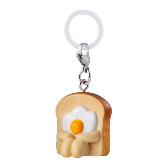Machibouke Pan no Baai gashapon charm by Bandai, rear view