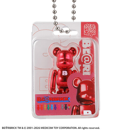 BE@RBRICK package charm - front view of plated figure