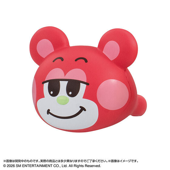 RIIZE Pukutto Ring mascot ring gashapon by Bandai, alternate angle of the assortment