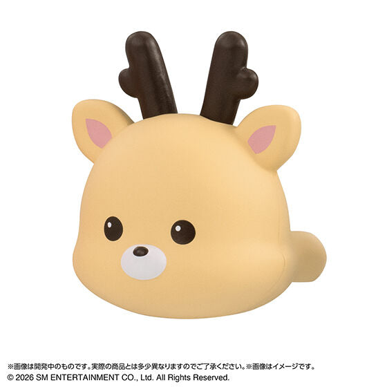 RIIZE Pukutto Ring gashapon by Bandai, one mascot ring design from the 6-type series