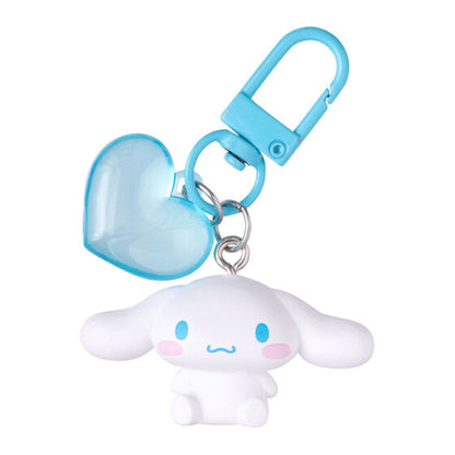 Sanrio Kara-tomo mascot - swivel hook and heart charm detail