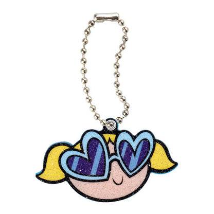 Powerpuff Girls Acrylic Slide Mirror gashapon, one charm closed