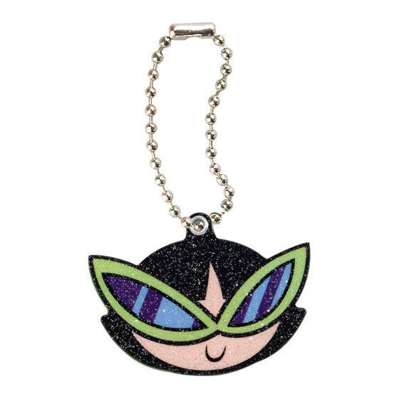 Powerpuff Girls Acrylic Slide Mirror gashapon, charm slid open to show mirror