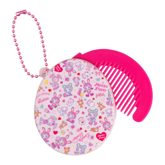 mezzo piano hair comb charm - front view