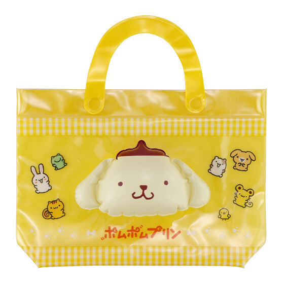 Sanrio Characters Puffy Clear Bag gashapon, inflatable character close-up