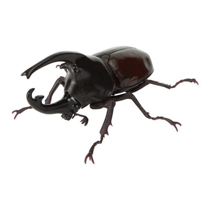 Ikimono Daizukan beetle figure - horn detail