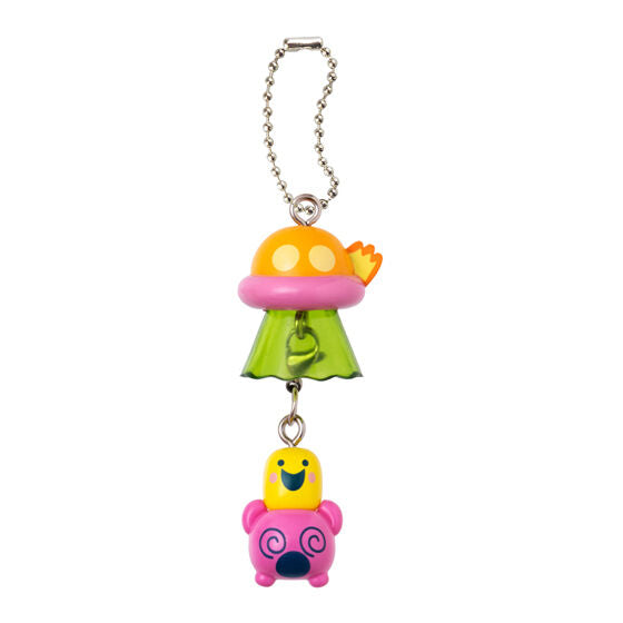 Tamagotchi UFO Swing 2 gashapon - capsule and display presentation